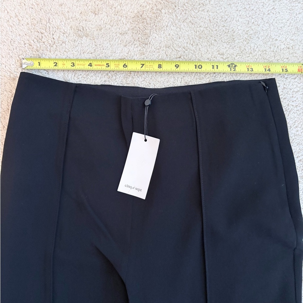 Cinq à Sept Billie Pants Black Tailored Flare Women’s Size 10 NWT MSRP $325 - Picture 11 of 15